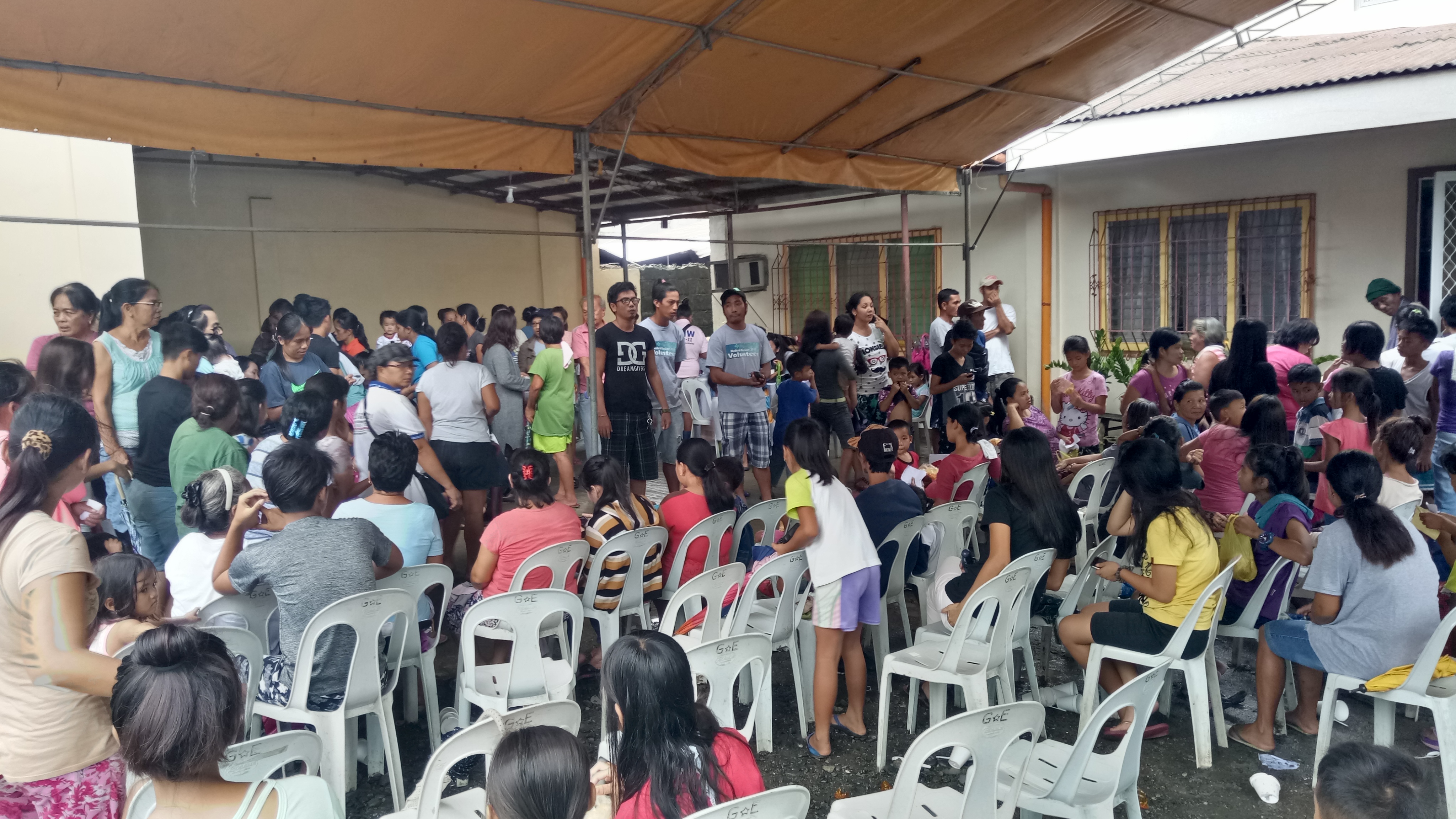 Patients wait to be seen by Doctor.com physicians and dentists during our Medical Mission 2018 to help communities in the Philippines.